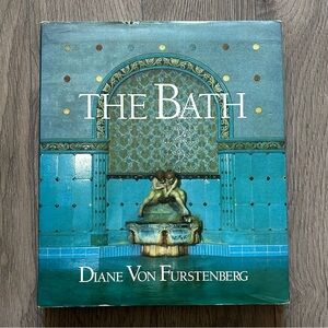 The Bath by Diane Von Furstenburg Blue Coffee Table Book